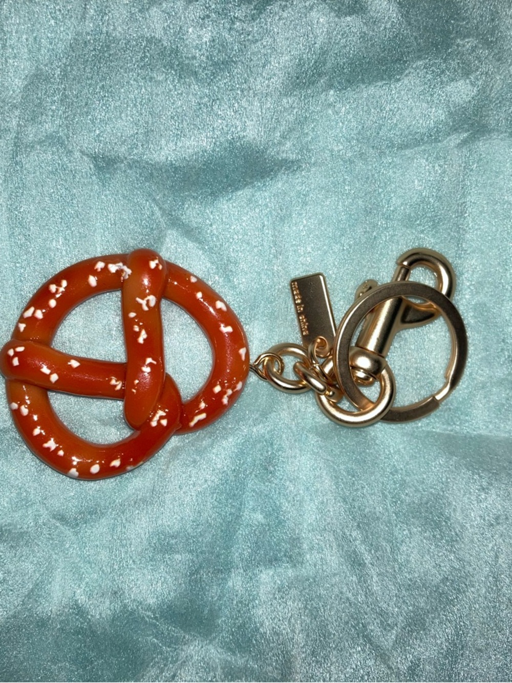 Coach  Pretzel Keychain Charm